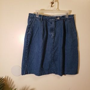 Mountain lake plus  size skirt